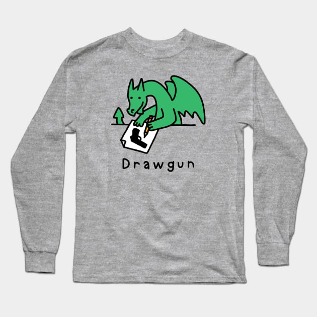Drawgun Long Sleeve T-Shirt by obinsun